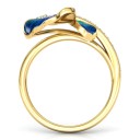Dame ring med sommerfugl D2488 4