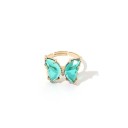 Dame ring med sommerfugl D2587 11