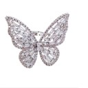 Dame ring med sommerfugl D2597 3