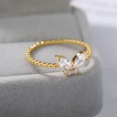 Dame ring med sommerfugl D2858 4