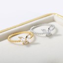 Dame ring med sommerfugl D2858 6