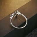 Dame ring med sommerfugl D2923 3