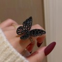 Dame ring med sommerfugl D2953 6