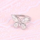 Dame ring med sommerfugl D2977 1