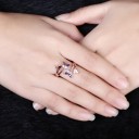 Dame ring med sommerfugle D1281 4