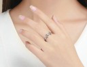Dame ring med sommerfugle D2184 4