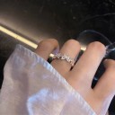 Dame ring med sommerfugle D2831 4