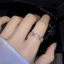 Dame ring med sommerfugle D2831 5