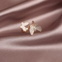 Dame ring med sommerfugle D2955 2