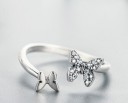 Dame ring med sommerfugle 3