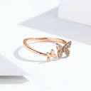 Dame ring med sommerfugle 4