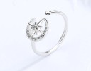 Dame ring med stjerne D1002 1