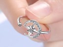 Dame ring med stjerne D1002 2