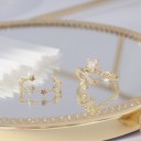 Dame ring med stjerne D1661 3