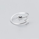 Dame ring med stjerne D2492 1