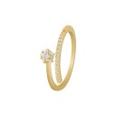 Dame ring med stjerne D2637 1