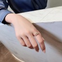 Dame ring med stjerne D2637 5
