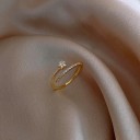 Dame ring med stjerne D2637 6