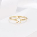 Dame ring med stjerne D2740 1
