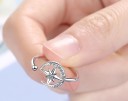 Dame ring med stjerne D2812 2