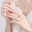 Dame ring med stjerne D2812 4