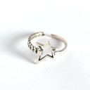Dame ring med stjerne D2914 1