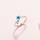 Dame ring med stjerner D1043 1