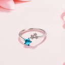 Dame ring med stjerner D1043 2