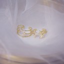 Dame ring med stjerner D1222 4