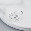 Dame ring med stjerner D1515 3