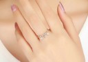 Dame ring med stjerner D1835 2