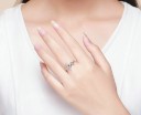 Dame ring med stjerner D2029 4