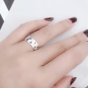 Dame ring med stjerner D2863 2