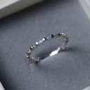 Dame ring med stjerner D2885 4