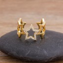 Dame ring med stjerner D2887 5