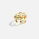 Dame ring med stjerner D3005 5