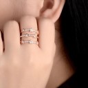 Dame ring med stjerner 4