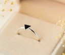 Dame ring med trekant 4