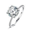 Dame ring med zirkon 4