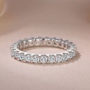 Dame ring med zirkoner 1