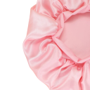 Dame satin brusehætte med bred kant, silke, satin, universel størrelse 2