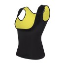 Dame slankende tanktop med saunaeffekt 1