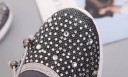 Dame slip-on sneakers Maria med rhinsten 1