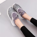 Dame slip-on sneakers Maria med rhinsten 8