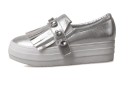 Dame slip-on sneakers med frynser J1152 7