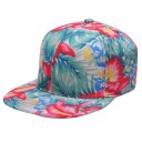 Dame snapback med blomster 3