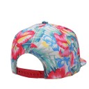Dame snapback med blomster 2