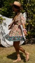 Dame sommer minikjole P1131 6