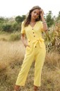 Dame sommerjumpsuit med knapper 7