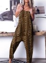 Dame sommerjumpsuit med leopardprint 1